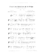 télécharger la partition d'accordéon Chant des bateliers de la Volga (Célèbre mélopée Russe) au format PDF