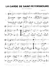 scarica la spartito per fisarmonica La garde de Saint Pétersbourg (Der Petersburger) (Marche) in formato PDF