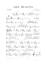 descargar la partitura para acordeón Java Musette en formato PDF