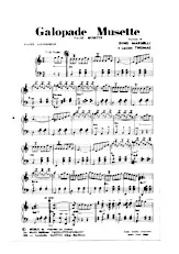 scarica la spartito per fisarmonica Galopade Musette (Valse Musette) in formato PDF