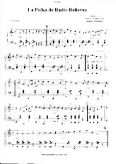 download the accordion score La polka de radio Bellevue in PDF format