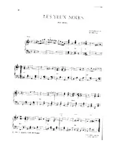 descargar la partitura para acordeón Les yeux noirs (Fox Swing) en formato PDF