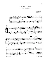 télécharger la partition d'accordéon La paloma (Arrangement : Jo Privat) (Tango Chanté) au format PDF