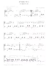 download the accordion score Etude in C (Etude en Do) (Valse) in PDF format