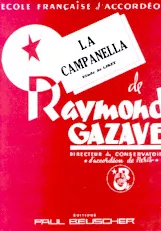 download the accordion score La campanella (Arrangement : Raymond Gazave) in PDF format