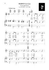 download the accordion score Radio Ga Ga in PDF format