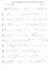 descargar la partitura para acordeón Une rumba d'amour simplement en formato PDF