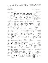 descargar la partitura para acordeón C'est un joyeux dimanche (Tango) en formato PDF