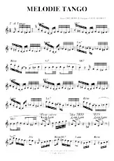 scarica la spartito per fisarmonica Mélodie Tango in formato PDF