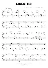 descargar la partitura para acordeón Libertine (Boston) en formato PDF