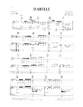scarica la spartito per fisarmonica Isabelle (Slow) in formato PDF