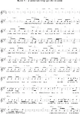 download the accordion score J'aimerais trop qu'elle m'aime (Relevé) in PDF format