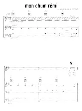 descargar la partitura para acordeón Mon chum Rémi en formato PDF