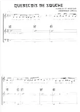 descargar la partitura para acordeón Québécois de souche en formato PDF