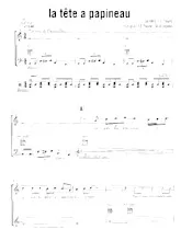 descargar la partitura para acordeón La tête à Papineau en formato PDF