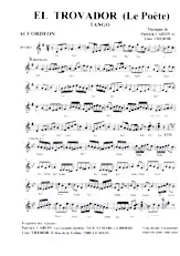 télécharger la partition d'accordéon El trovador (Le poète) (Tango) au format PDF