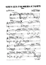 download the accordion score Sous les palmiers à Tahiti (Boléro Chanté) in PDF format