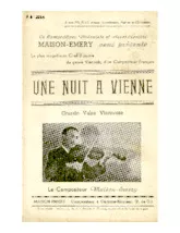 télécharger la partition d'accordéon Une nuit à Vienne (Valse Viennoise) au format PDF
