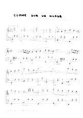 descargar la partitura para acordeón Comme sur un nuage (Valse Lente) en formato PDF