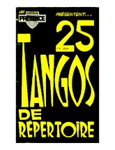 scarica la spartito per fisarmonica Recueil 25 Tangos de répertoire in formato PDF