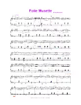 scarica la spartito per fisarmonica Folie musette (Valse) in formato PDF
