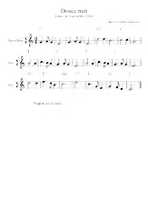 télécharger la partition d'accordéon Douce nuit (Relevé) au format PDF