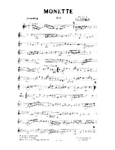 descargar la partitura para acordeón Monette (Java) en formato PDF