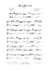 scarica la spartito per fisarmonica Maruja (Tango) in formato PDF