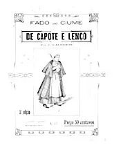 télécharger la partition d'accordéon Fado do ciume (De la revue : De capote e lenço) au format PDF