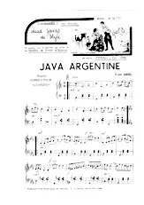 télécharger la partition d'accordéon Java Argentine au format PDF
