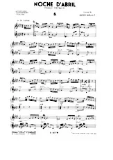 télécharger la partition d'accordéon Noche D'Abril (Tango Typique) au format PDF