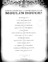 scarica la spartito per fisarmonica Songs from Baz Luhrmann's film : Moulin Rouge (14 titres) in formato PDF