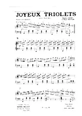 télécharger la partition d'accordéon Joyeux triolets (Java Mazurka) au format PDF