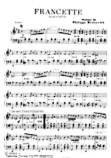 descargar la partitura para acordeón Francette (Valse Musette) en formato PDF