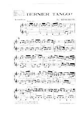 télécharger la partition d'accordéon Dernier Tango au format PDF