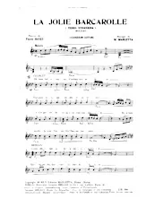 télécharger la partition d'accordéon La jolie barcarolle (Terra Straniera) (Orchestration Complète) (Boléro) au format PDF