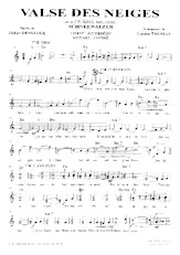 descargar la partitura para acordeón La valse des neiges (Schneewalzer) (Pour ensemble d'Accordéons + Accompagnements) en formato PDF