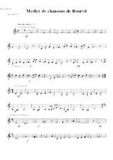 télécharger la partition d'accordéon Medley de chansons de Bourvil pour ensemble d'accordéons (3ème Accordéon) au format PDF