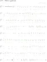 download the accordion score Merci patron (Chant : Les Charlots) in PDF format