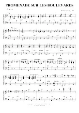 download the accordion score Promenade sur les boulevards (Fox) in PDF format
