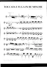 download the accordion score Toccata e fuga in re minore in PDF format