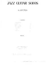 télécharger la partition d'accordéon Jazz Guitar Solos by Joë Pass (9 titres) au format PDF