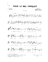 download the accordion score Sous le bal parquet (Java) in PDF format