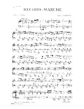 descargar la partitura para acordeón Record Marche en formato PDF