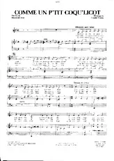 descargar la partitura para acordeón Comme un p'tit coquelicot (Chant : Mouloudji / Les Compagnons de la Chanson)  en formato PDF