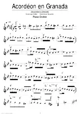 scarica la spartito per fisarmonica Acordéon en Granada (Accordéon à Grenade) (Paso Doble) in formato PDF