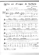 scarica la spartito per fisarmonica Un air d'orgue de barbarie (Duo d'Accordéons) (Valse Chantée) in formato PDF