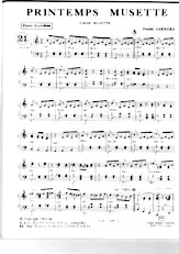 scarica la spartito per fisarmonica Printemps Musette (Valse Musette) in formato PDF