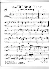 download the accordion score Nach dem Fest (Aprés la foire) (Marche Bavaroise) in PDF format