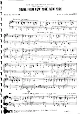 télécharger la partition d'accordéon Theme from New York New York (Swing) au format PDF